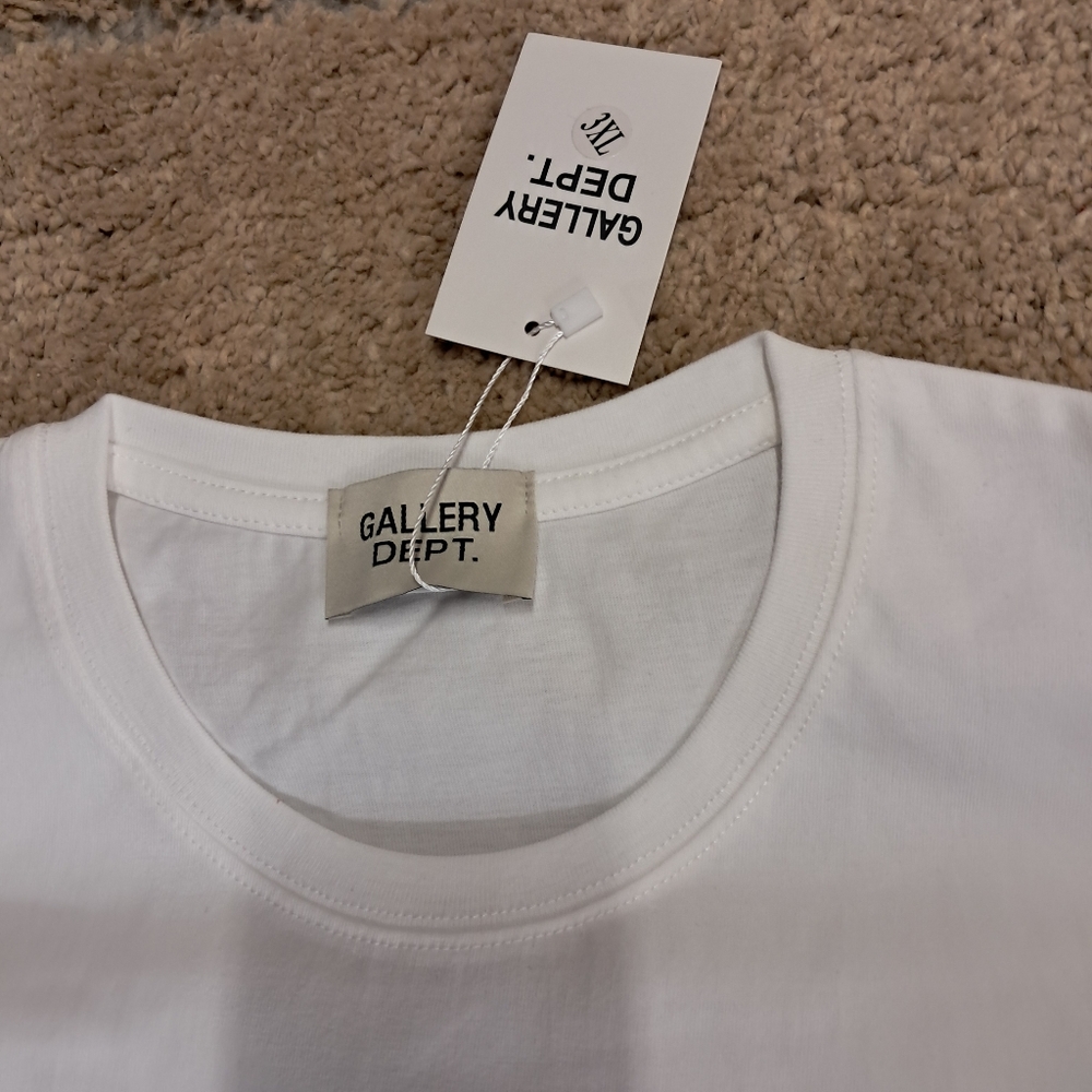 Gallery Dept. White T-Shirt Unisex 3XL - Picture 7 of 8